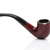 PIPA DA TABACCO IN LEGNO E PCV VINTAGE STILE RETRò PIPETTTA FUMO DA COLLEZIONE