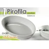PIROFILA OVALE BIANCA TEGLIA FORNO LASAGNERA 27X18,5X5,5CM IN PORCELLANA 646744