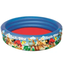 PISCINA 3 ANELLI ANGRY BIRDS 152 X 30 CM MARE PISCINA GONFIABILE 282 LITRI