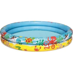PISCINA 2 ANELLI PER BAMBINI BARRIERA CORALLINA 122X20CM PALLA SALVAGENTE 51124