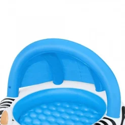 PISCINA CON FONDO GONFIABILE SAFARI CON PROTEZIONE RAGGI UV 97X66CM BAMBINI 52559