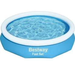 PISCINA FAST SET TONDA FUORI TERRA CON ANELLO GONFIABILE 3200LT 305X66 CM 57456