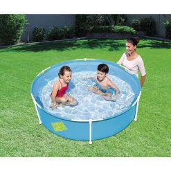 PISCINA FUORI TERRA STEEL PRO FRAME ROTONDA DA 152X38 CM 580LT PER BAMBINI 56283