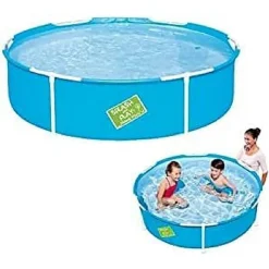 PISCINA FUORI TERRA STEEL PRO FRAME ROTONDA DA 152X38 CM 580LT PER BAMBINI 56283