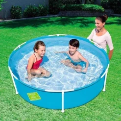 PISCINA FUORI TERRA STEEL PRO FRAME ROTONDA DA 152X38 CM 580LT PER BAMBINI 56283
