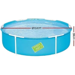 PISCINA FUORI TERRA STEEL PRO FRAME ROTONDA DA 152X38 CM 580LT PER BAMBINI 56283