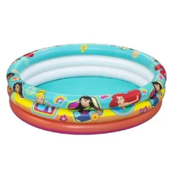 PISCINA GONFIABILE 3 ANELLI PRINCESS 122X25CM PER BAMBINI GIARDINO ESTATE 91099