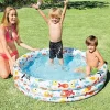 PISCINA GONFIABILE 3 ANELLI Ø132XH.28 CM CON ANIMALI MARINI ESTATE BAMBINI 59431