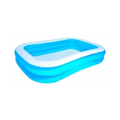 PISCINA GONFIABILE BABY BAMBINO 3 ANELLI GIOCO ACQUA FAMILY 269 X 175 CM
