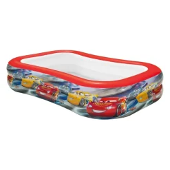 PISCINA GONFIABILE BAMBINI DISNEY CARS 2 ANELLI 262 X 175 X 56 CM DA GIARDINO