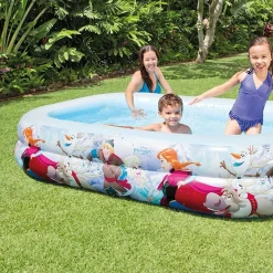 PISCINA GONFIABILE BAMBINI DISNEY FROZEN 2 ANELLI 262 X 175 X 56 CM DA GIARDINO
