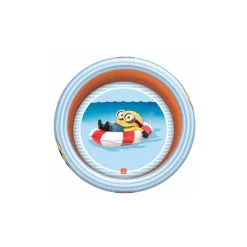 PISCINA GONFIABILE CATTIVISSIMO ME DISNEY BAMBINI 3 ANELLI DIAMETRO 100 CM