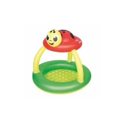 PISCINA GONFIABILE COCCINELLA CON PARASOLE 91 X 84 CM 23 L PER BAMBINI