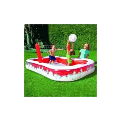 PISCINA GONFIABILE CON RETE GIOCO PALLAVOLO E PALLONE 254 X 168 X 97 CM