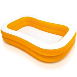 PISCINA GONFIABILE FAMILY MANDARIN 229 X 147 X 43 CM 2 ANELLI ARANCIONE