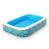 PISCINA GONFIABILE FAMILY RETTANGOLARE A 3 ANELLI DECORO FIORI 305X183X56 CM 54121