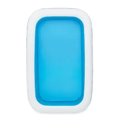 PISCINA GONFIABILE FAMILY RETTANGOLARE A 3 ANELLI DECORO FIORI 305X183X56 CM 54121