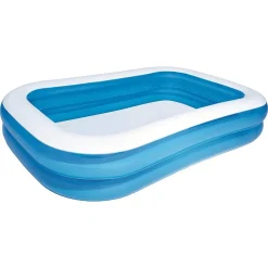 PISCINA GONFIABILE FAMILY RETTANGOLARE A 2 ANELLI 262X175X51CM 54006 PER BAMBINI
