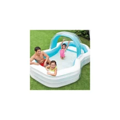 PISCINA GONFIABILE FAMILY CABANA 310 X 188 X 130 CM SPRUZZA ACQUA FUORI TERRA