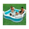 PISCINA GONFIABILE FUORITERRA 4 SEDILI 229X229X66CM CON 2 PORTABICCHIERI