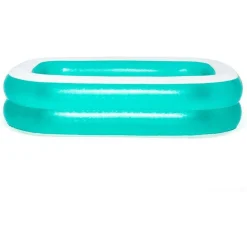 PISCINA GONFIABILE FUORITERRA 2 ANELLI RETTANGOLARE 201 X 150 X 51 CM GIARDINO