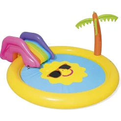 PISCINA GONFIABILE GIARDINO PER BAMBINI CON SCIVOLO 237X201X104CM SUNNYLAND 53071
