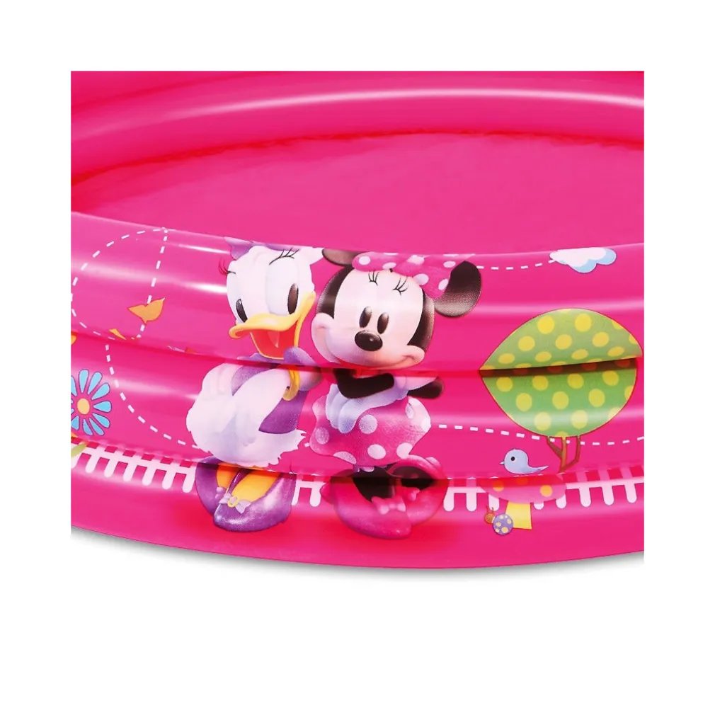 PISCINA GONFIABILE MINNIE 122 X 25 CM 3 ANELLI DISNEY PAPERINA PER BAMBINI
