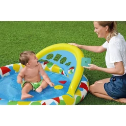 PISCINA GONFIABILE PER BAMBINI SPLASH & LEARN 120X117X46CM 5 FORME SCHIUMA 52378
