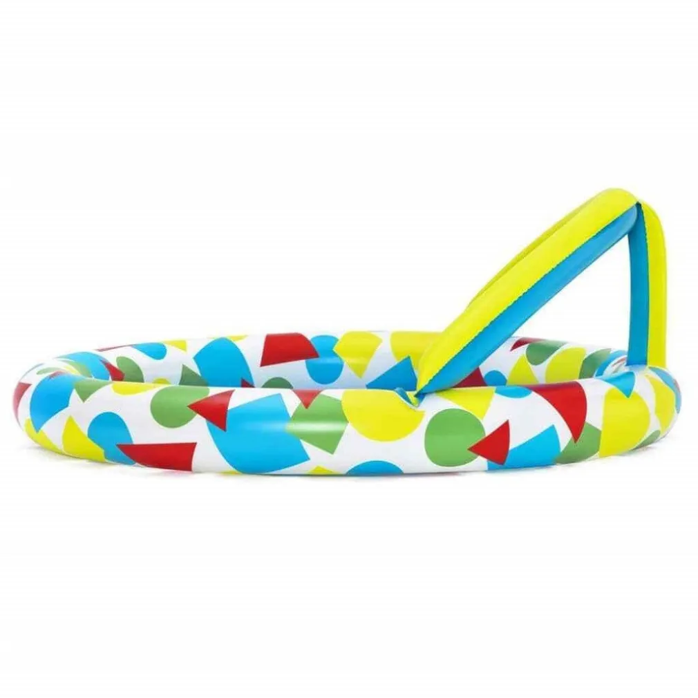PISCINA GONFIABILE PER BAMBINI SPLASH & LEARN 120X117X46CM 5 FORME SCHIUMA 52378