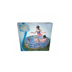 PISCINA GONFIABILE PER BAMBINI TRASPARENTE SEA LIFE 3 ANELLI 150 X 53 CM