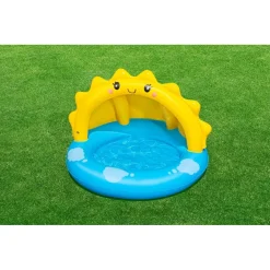 PISCINA GONFIABILE PER BAMBINI + 2 ANNI SUNNY DAYS 101X97X71CM CON COPERTURA 52637