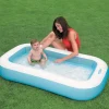 PISCINA GONFIABILE PER BAMBINI BABY RETTANGOLARE 166 X 100 X 28 CM GIARDINO