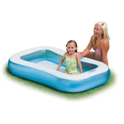 PISCINA GONFIABILE PER BAMBINI BABY RETTANGOLARE 166 X 100 X 28 CM GIARDINO
