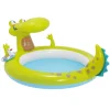 PISCINA GONFIABILE PER BAMBINI COCCODRILLO CON SPRUZZO 198 x 160 x 91 CM GIOCHI