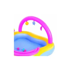 PISCINA GONFIABILE PLAY CENTER BAMBINI CON GIOCHI 159 X 159 X 89 CM VINILE