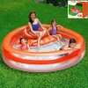 PISCINA GONFIABILE ROTONDA CON SEDUTA E SCHIENALE 232 X 229 X 63 CM ESTERNO