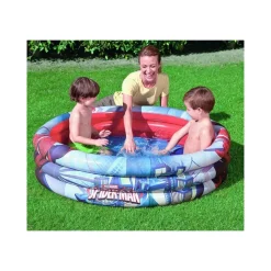 PISCINA GONFIABILE SPIDERMAN 3 ANELLI 122 X 30 CM FUORI TERRA SPIDER-MAN