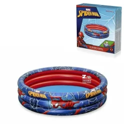 PISCINA GONFIABILE SPIDERMAN L'UOMO RAGNO 3 ANELLI 122X30CM PER BAMBINI 2+ 98018