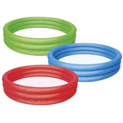 PISCINA GONFIABILE TINTA UNITA EFFETTO GHIACCIO 3 ANELLI 152X30CM GIARDINO 51026