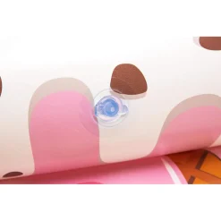 PISCINA GONFIABILE TONDA A 3 ANELLI DESIGN GELATO CON PANNA PER BAMBINI 160X38CM 016173