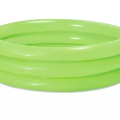 PISCINA GONFIABILE VERDE A 3 ANELLI PER BAMBINI ROTONDA 91 X 23 CM GIARDINO 017550