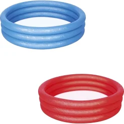 PISCINA GONFIABILE 122X25CM TINTA UNITA EFFETTO GHIACCIO 3 ANELLI GIARDINO 51025