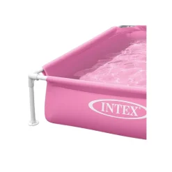 PISCINA MINI FRAME ROSA QUADRATA CON TELAIO 122X122X30 CM BAMBINI ESTATE 57172