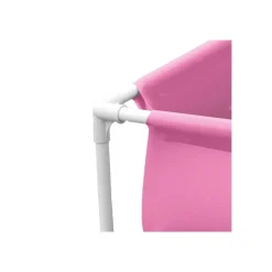 PISCINA MINI FRAME ROSA QUADRATA CON TELAIO 122X122X30 CM BAMBINI ESTATE 57172