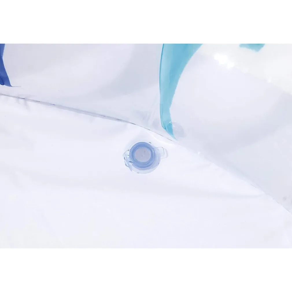 PISCINA OVALE GONFIABILE 229X152X51 CM BORDI SPESSI PER FAMIGLIA BAMBINI ESTATE