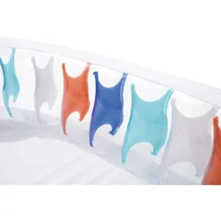 PISCINA OVALE GONFIABILE 229X152X51 CM BORDI SPESSI PER FAMIGLIA BAMBINI ESTATE