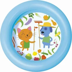PISCINA PER BAMBINI 2 ANNI+ BABY 2 ANELLI FONDO DISEGNATO 61X15CM 2 COLORI 51061