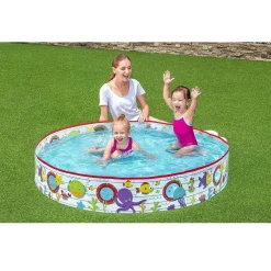 PISCINA PISCINETTA RIGIDA PER BAMBINI FANTASIA MARINA 2 ANNI+ 152 X 25 CM 55029