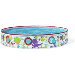 PISCINA PISCINETTA RIGIDA PER BAMBINI FANTASIA MARINA 2 ANNI+ 152 X 25 CM 55029