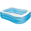 PISCINA RETTANGOLARE GONFIABILE FAMILY 2 ANELLI 203X152X48 CM 540LT ESTATE 57180